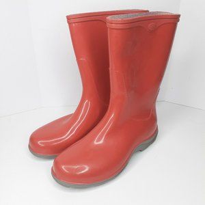 Sloggers Rain & Garden 9" Boots Bright Red Size 8 Women's